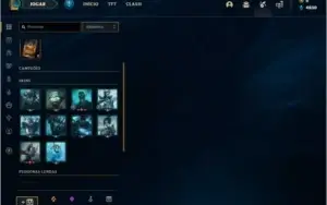 Conta ouro 3 com 32 champs e 3 skins