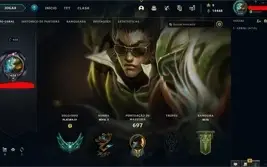 SUPER CONTA DE LOL COM TODOS PERSONAGENS E QUASE 500 SKINS!