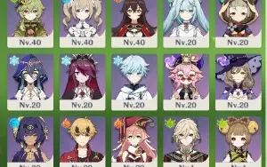 AR 55 - 9 personagens 5 estrelas