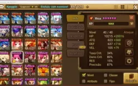 Conta Summoners WAR - PVE Safe e Raid Solo - Apenas 196 dias