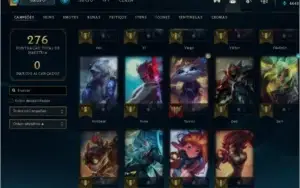 Conta Gold III (Solo Duo), Gold I (Flex), Nível 175, 46 skin