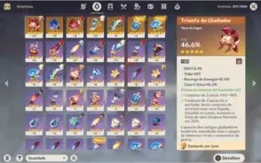 Genshin Impact AR 39 - DILUK - MONA - JEAN - Barato