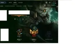 Conta LoL - Gold V Flex 135 Skins e 128 Campeões