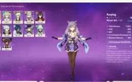 Conta de Genshin AR 21 Com Keqing