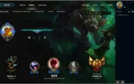CONTA LOL muitas skin