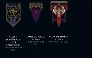 Conta lol Ouro 3