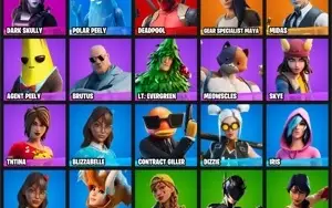 CONTA FORTNITE DARK SKULKY SECA VALOR NEGOCIÁVEL