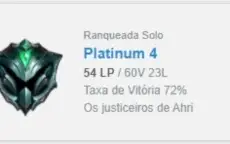 LoL Conta Plat IV BR 11.5k BE nv45 Miss Fortune Ultimate