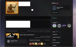Conta CSGO 6 Medalhas