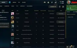CONTA BRONZE 1, COM 153 CAMPEÕES E 152 SKINS LVL 327 1679 RP