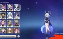 Conta com Furina, Scaramouche, Ayaka, Hu tao e arma da Navia