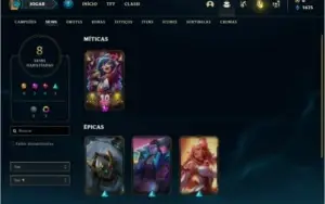 Conta Platina 2 com 51 Champs e 8 Skins