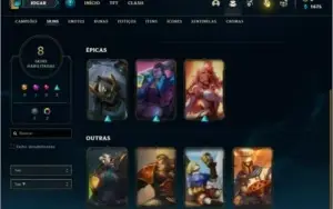 Conta Platina 2 com 51 Champs e 8 Skins