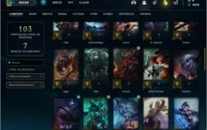 Conta Platina 2 com 51 Champs e 8 Skins