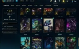 Conta Platina 2 com 51 Champs e 8 Skins