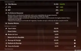 Conta Genshin Impact AR56, 8 personagens t5 e 5 armas t5.