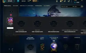 Urnanked com 20 Champs e 7 Skins + 6 Fragmentos