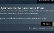 Conta Steam -> Prime Csgo2 + Saldo R$ + Red Dead 2 + Bf4