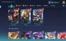 Conta moba 10anos de uso lvl104 rara 308 skin