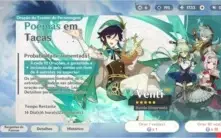 Venti + qiqi + Orgulho celestial - Genshin Impact - AR 25