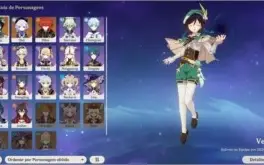✨ CONTA DE GENSHIN IMPACT ✨ PERSONAGENS E ITENS 5 ESTRELAS ✨