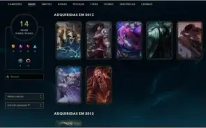 1 ACC League of Legends Iniciante!!