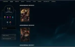 1 ACC League of Legends Iniciante!!