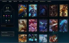 CONTA 2015 PLATINA 4- EA PARA TROCAR NICK- 79 CHAMP 51 SKINS
