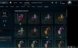 CONTA LOL 333 SKINS + 5MIL R$ GASTOS NELA!!!!!