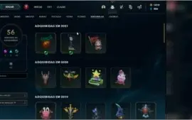 CONTA LOL 310 SKINS + DE 3500R$ GASTOS (TODOS CAMPEÕES)