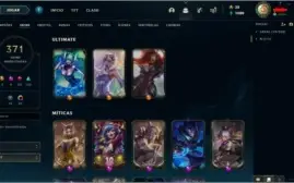 Conta de LOL bem upada