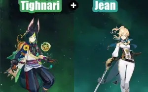 Conta Genshin Impact AR 5 com Tighnari e Jean ⭐