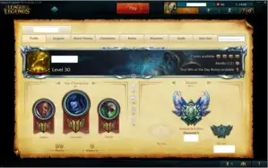 Conta Diamante 5 - 16 skins e 70 champions