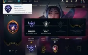 Conta diamante 4 com 30 champs e 3 skins + 20 espolios