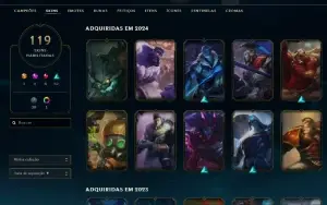 Conta League of Legends Nivel 209