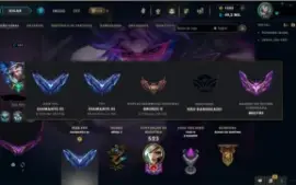 Vendo Conta Lol - Mestre Soloq Ultima Season - 192 Skins