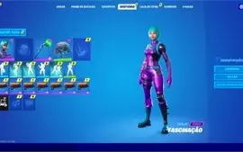 conta fortnite com skins raras