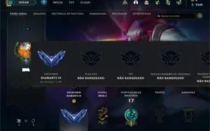 *PROMOÇÃO* Conta Diamante IV MMR Mestre/D1