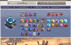 CV13 Clash of Clans - Bem upado com 6 construtor