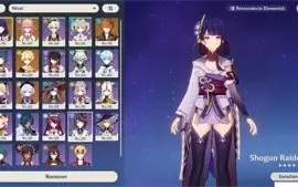 Raiden + Yae Miko + Tartaglia (Childe) + Mona + Qiqi AR 41