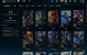 Bronze 2 com 38 Champs e 9 Skins