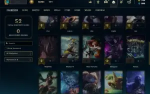 Bronze 2 com 38 Champs e 9 Skins