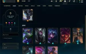 Bronze 2 com 38 Champs e 9 Skins