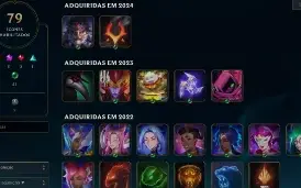 conta mono shyvana HIGH ELO UPADA A MÃO master 2 anos