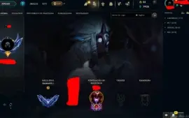 conta mono shyvana HIGH ELO UPADA A MÃO master 2 anos