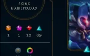 CONTA PLATINA 1- TODOS OS CAMPEÕES 211 SKINS