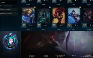 CONTA PLATINA 1- TODOS OS CAMPEÕES 211 SKINS