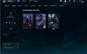 Conta Platina 3 com 41 Champs e 3 Skins