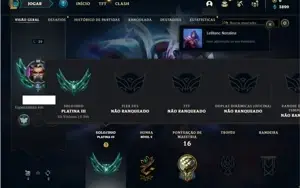 Conta Platina 3 com 41 Champs e 3 Skins