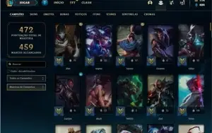 Conta prata 2 com 145 Champs e 91 Skins